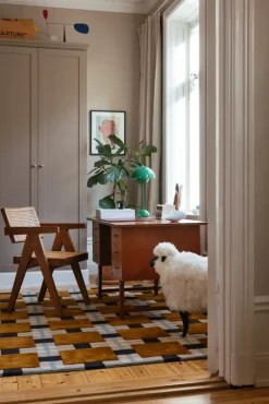 LAYERED Evelina Kroon Ochre Fields rug