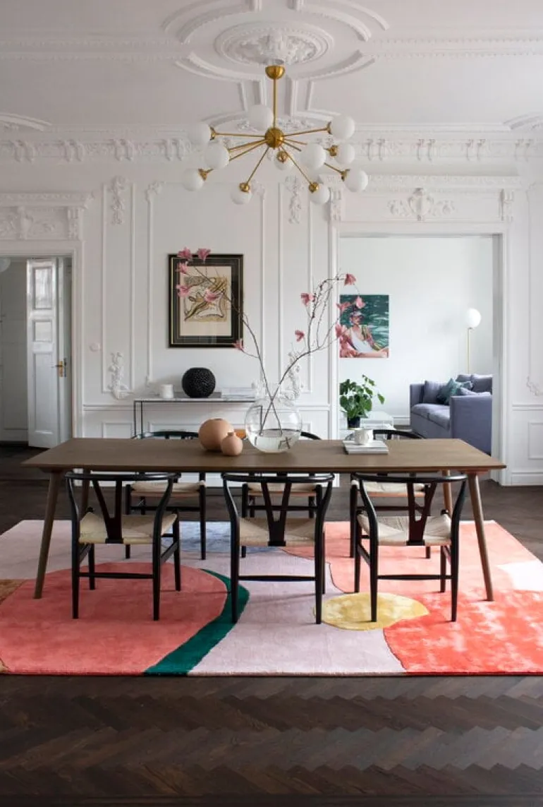 LAYERED Poppykalas Flower Field rug