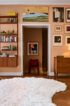 LAYERED Residue Shaggy rug, 180 x 270 cm, bone white