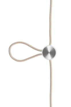 Le Klint Cord Adjuster, white - steel