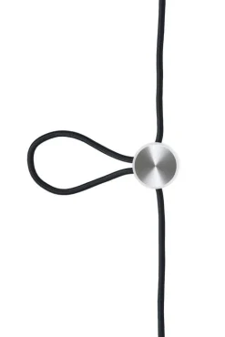 Le Klint Cord Adjuster, white - steel