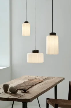 Le Klint Cylinder 182 pendant, small, black oak