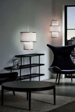 Le Klint Plivello 110 pendant, white - gold