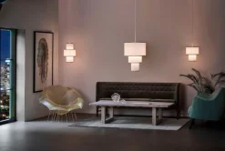 Le Klint Plivello 110 pendant, white - gold