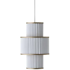 Le Klint Plivello 111 pendant, white - gold