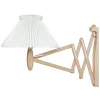 Le Klint Sax 224-1/17 wall lamp, light oak