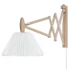 Le Klint Sax 223-2/17 wall lamp, light oak