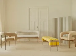 Lepo Product Boa chair, chrome - light beige Kvadrat Coda2 103