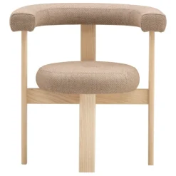 Lepo Product Polar L1001W chair, ash - beige wool fabric Revolution REV10