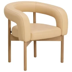 Lepo Product Wooden Boa chair, oak - Elmo Leather, Elmonordic IV, 02071