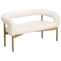 Lepo Product Wooden Boa Love 2-seat. sofa, oak - Kvadrat Sacho Elle 0200