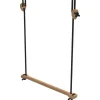 Lillagunga Bone trapeze, oak - black rope