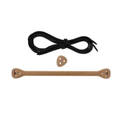Lillagunga Bone trapeze, oak - black rope