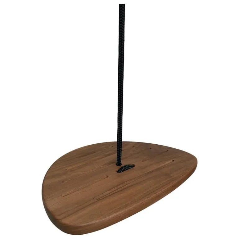 Lillagunga Disco Outdoor swing, walnut - black