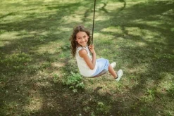 Lillagunga Disco Outdoor swing, walnut - black