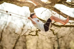 Lillagunga Lillagunga Grand Outdoor swing, walnut - beige