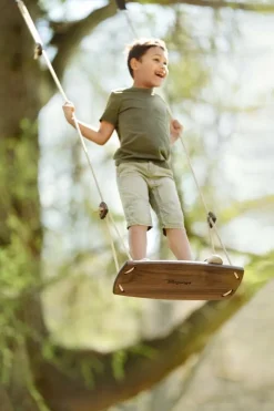 Lillagunga Lillagunga Grand Outdoor swing, walnut - beige