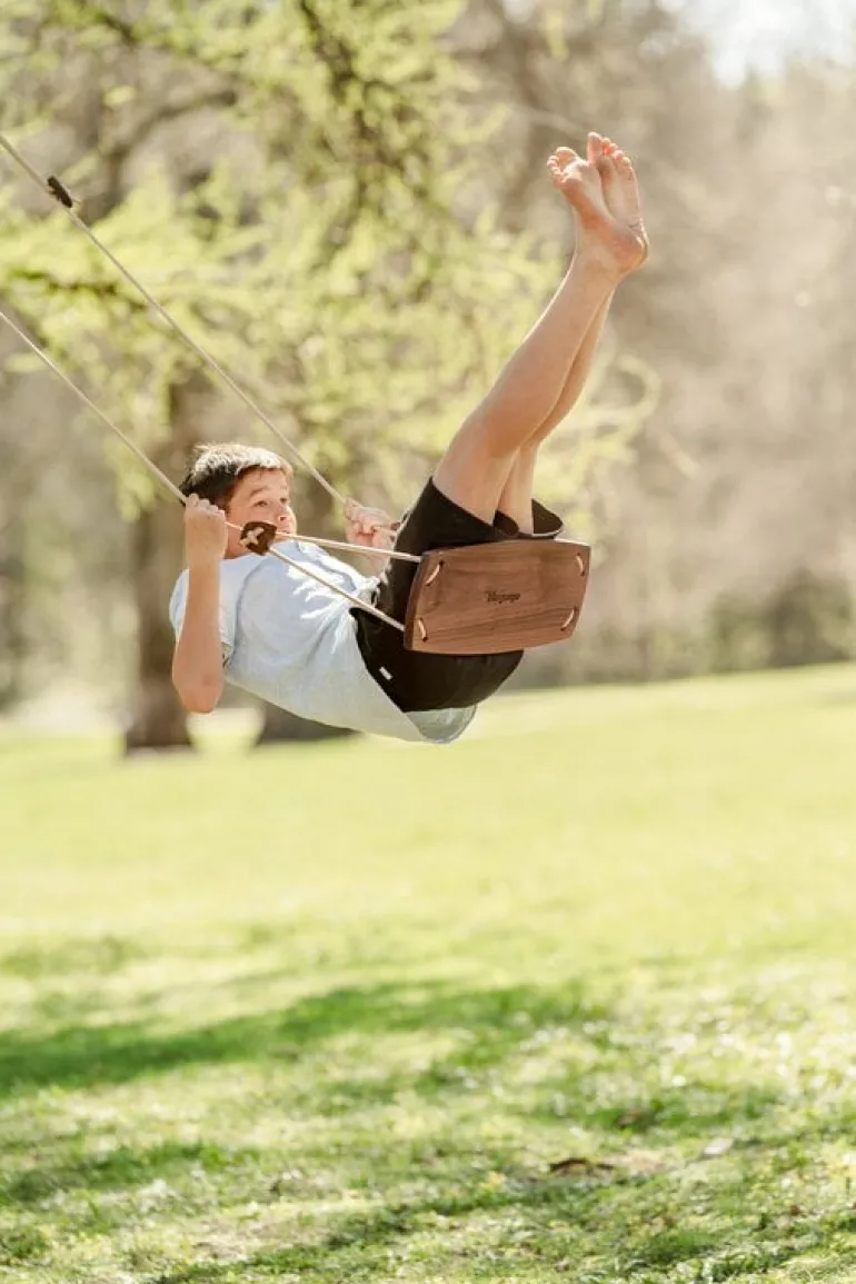 Lillagunga Lillagunga Grand Outdoor swing, walnut - beige