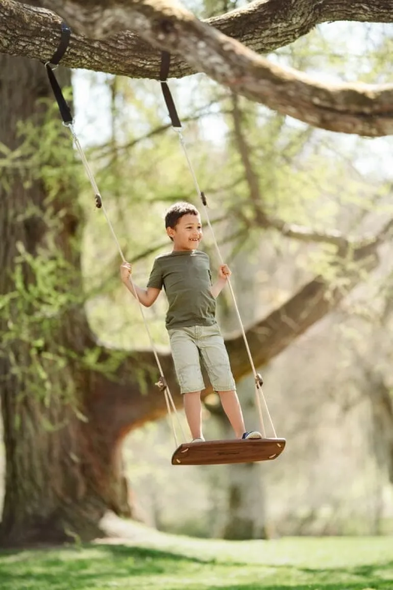 Lillagunga Lillagunga Grand Outdoor swing, walnut - beige