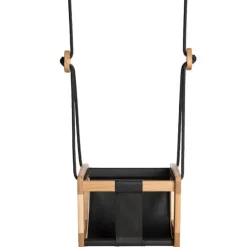 Lillagunga Lillagunga Toddler swing, oak - black seat