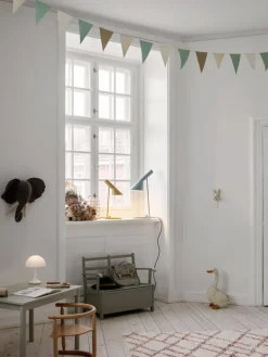 Louis Poulsen AJ table lamp, light petrol