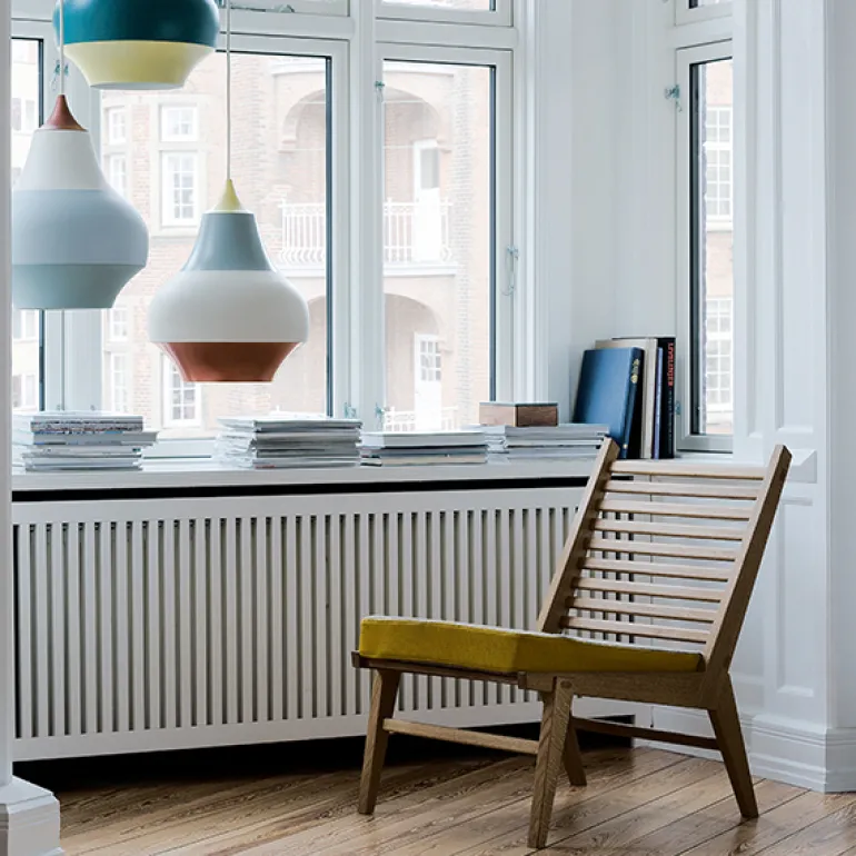 Louis Poulsen Cirque pendant, 22 cm, copper top