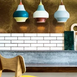 Louis Poulsen Cirque pendant, 15 cm, red top