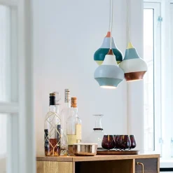 Louis Poulsen Cirque pendant, 15 cm, yellow top