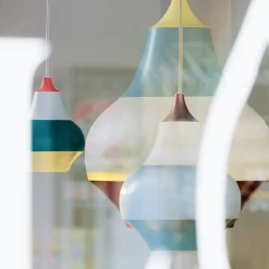 Louis Poulsen Cirque pendant, 38 cm, yellow top