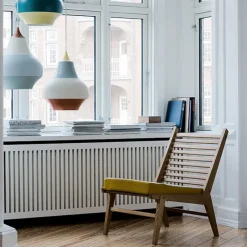 Louis Poulsen Cirque pendant, 22 cm, yellow top