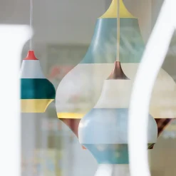 Louis Poulsen Cirque pendant, 38 cm, red top