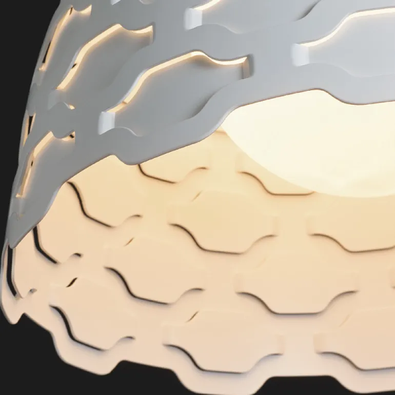 Louis Poulsen LC Shutters pendant, white