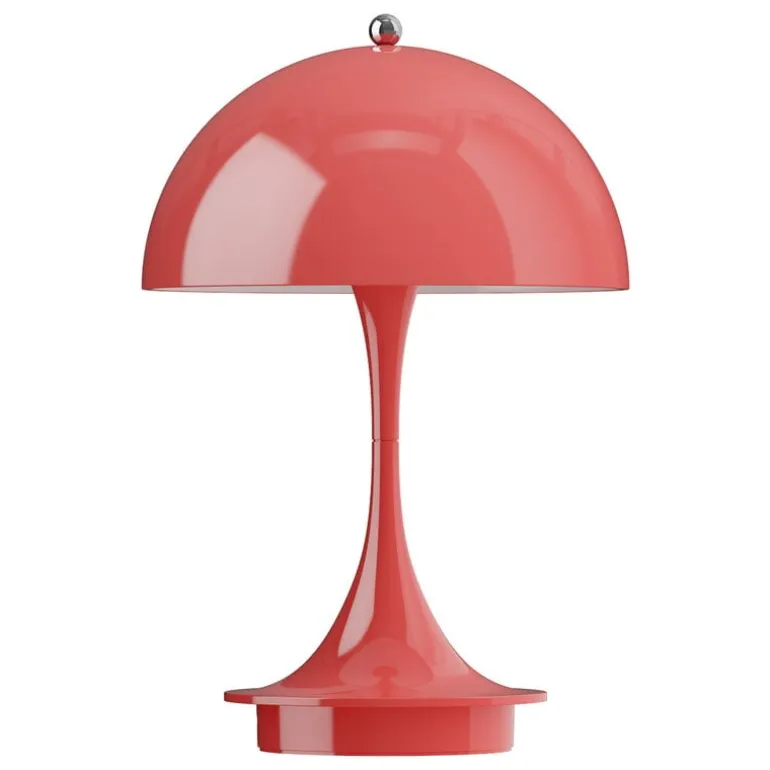 Louis Poulsen Panthella 160 Portable V3 table lamp, coral