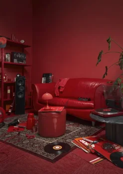 Louis Poulsen Panthella 160 Portable V3 table lamp, coral