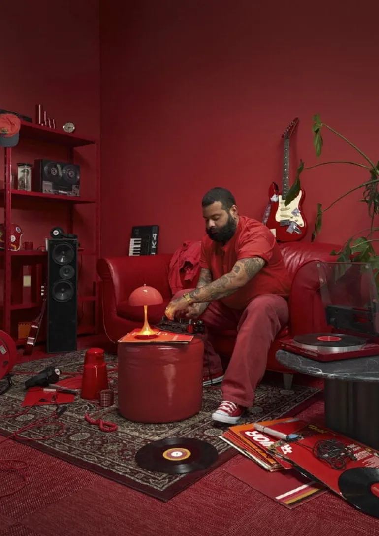 Louis Poulsen Panthella 160 Portable V3 table lamp, coral