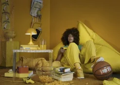 Louis Poulsen Panthella 160 Portable V3 table lamp, yellow