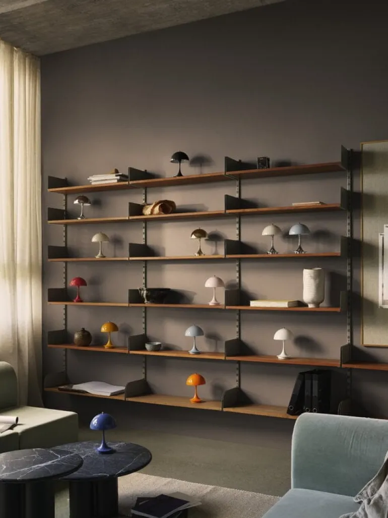 Louis Poulsen Panthella 160 Portable V3 table lamp, indigo blue