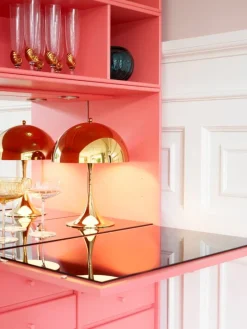 Louis Poulsen Panthella 250 table lamp, brass