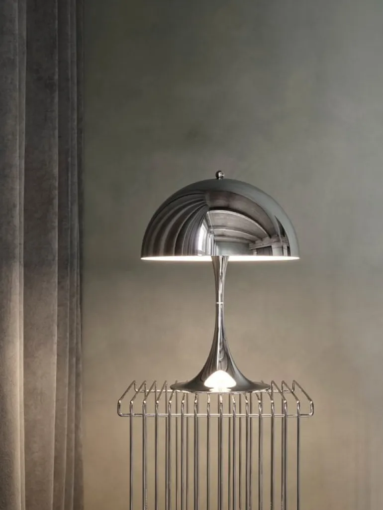 Louis Poulsen Panthella 250 table lamp, chrome