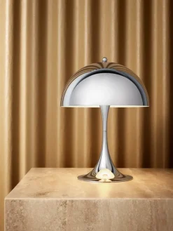 Louis Poulsen Panthella 250 table lamp, chrome