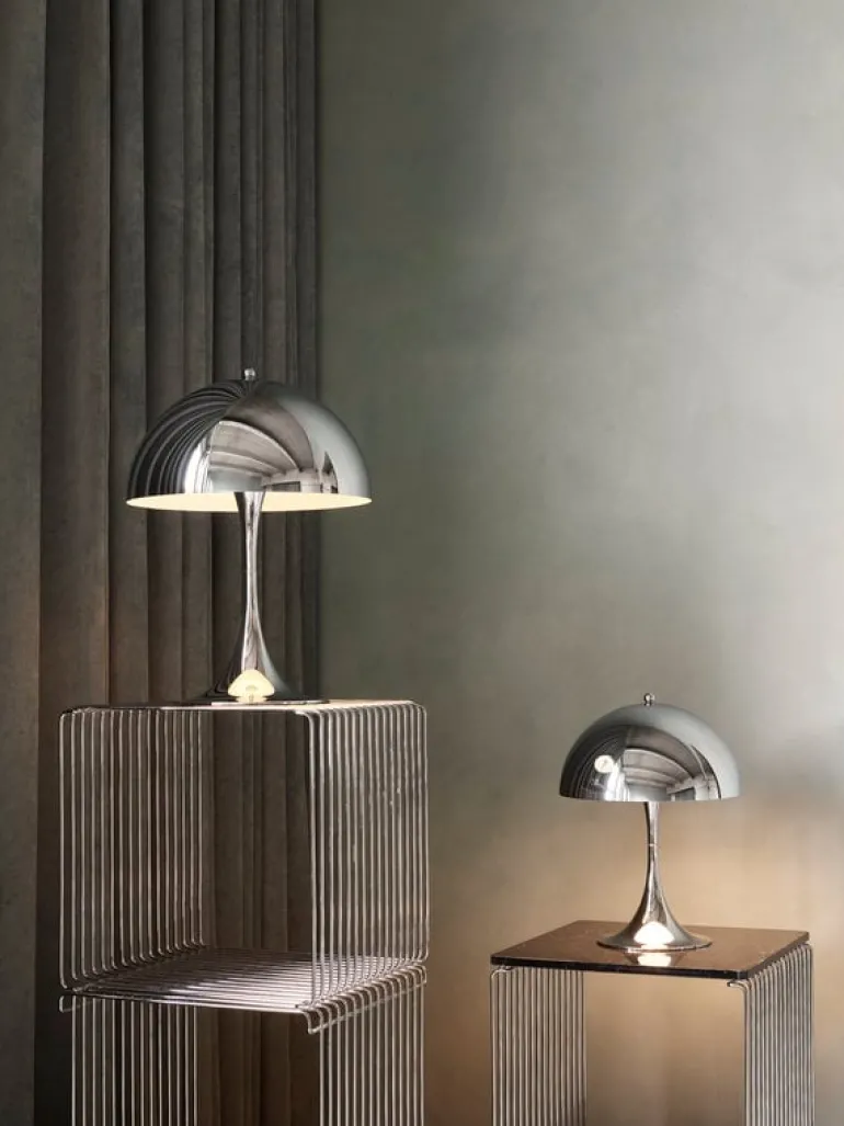 Louis Poulsen Panthella 250 table lamp, chrome