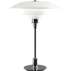 Louis Poulsen PH 3 1/2 - 2 1/2 table lamp, chrome plated