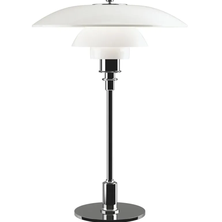 Louis Poulsen PH 3 1/2 - 2 1/2 table lamp, chrome plated