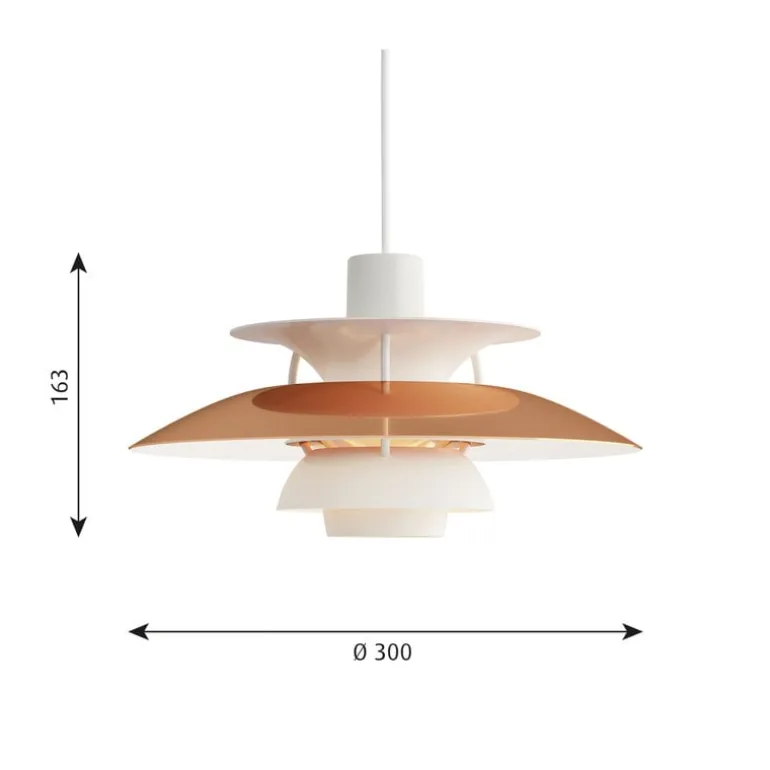 Louis Poulsen PH 5 Mini pendant, copper