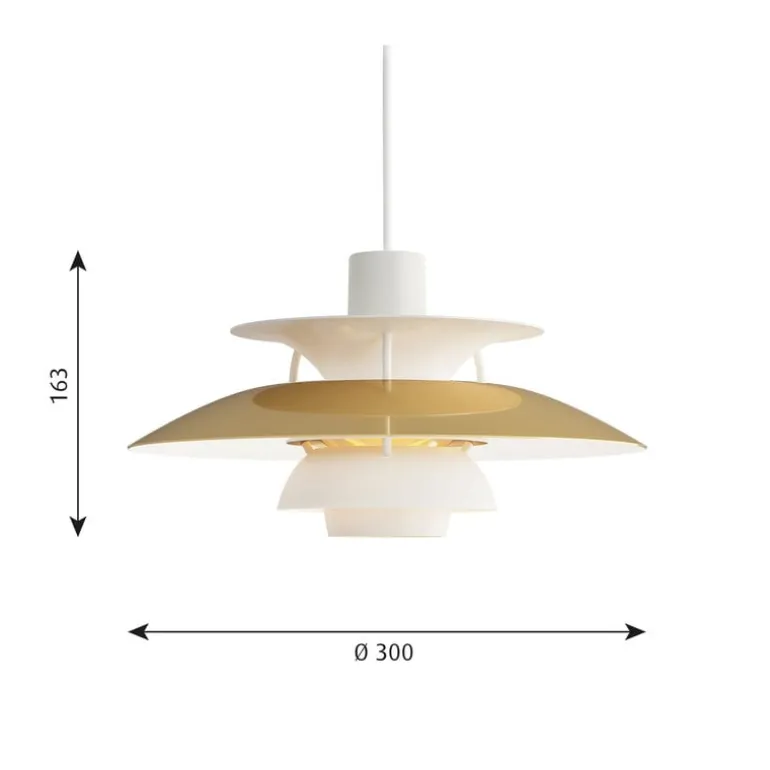 Louis Poulsen PH 5 Mini pendant, brass