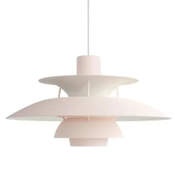 Louis Poulsen PH 5 Monochrome pendant, pale blush