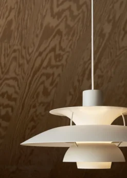 Louis Poulsen PH 5 Monochrome pendant, pale pewter