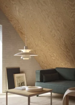 Louis Poulsen PH 5 Monochrome pendant, pale pewter