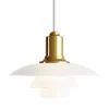 Louis Poulsen PH 2/1 pendant, metallised brass