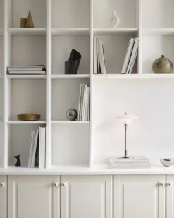 Louis Poulsen PH 2/1 Portable table lamp, lustre chrome plated